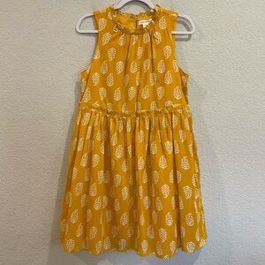 Lucky Brand Marigold Yellow Sleeveless Mini Dress - Fully Lined